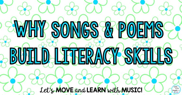 WHY SONGS AND POEMS BUILD LITERACY SKILLS PINS