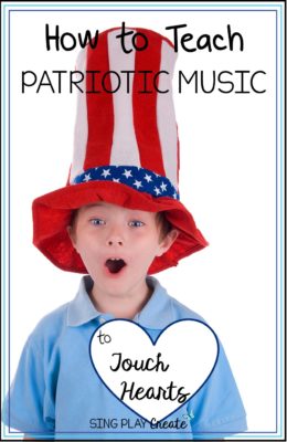 How to Teach Patriotic Music to Touch Hearts. Tips for elementary music teachers for organizing and performing a patriotic music program.