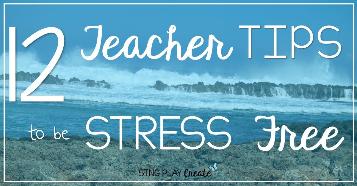 Get the 12 teacher tips to be stress free by subscribing.
