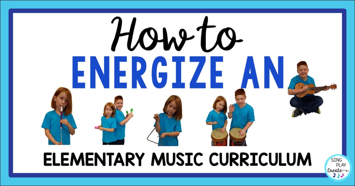 How to energize a music curriculum with creative materials.