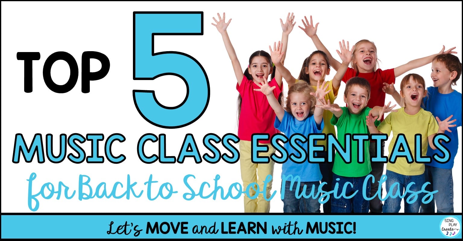 Read more about the article Top Five Music Class Essentials for Back to School