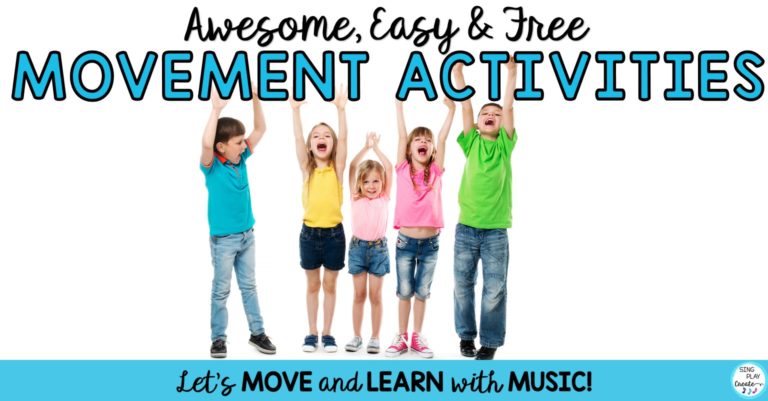 Music and Movement activity ideas!