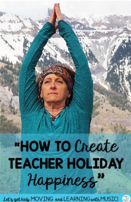 Tips from Sing play create to maximize teacher holiday happiness.