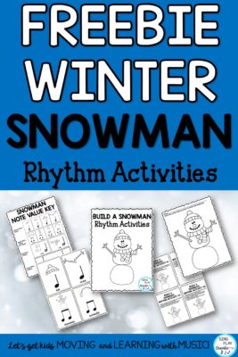 Winter music lesson freebie from Sing Play Create. Just subscribe to gain access to the free resource library!