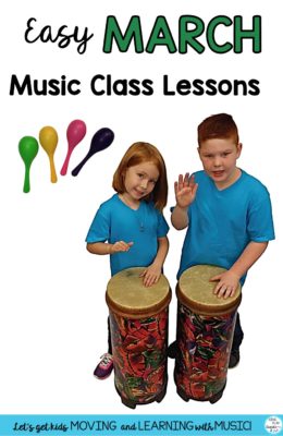 Easy March music class lessons for your elementary music classroom.