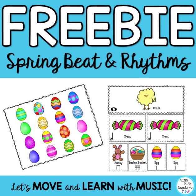 SPRING Beat and Rhythm Music Freebie from Sing Play Create