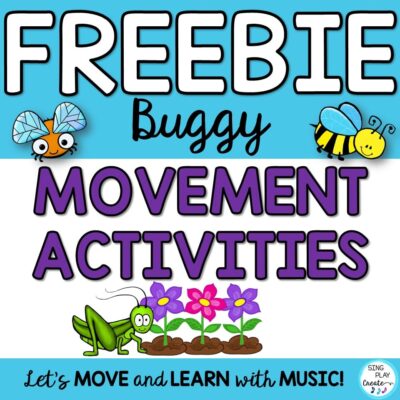 Free Buggy Movement Activities from Sing Play Create. 