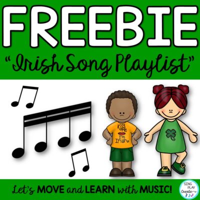 Free Irish Playlist from Sing Play List for online music lessons.