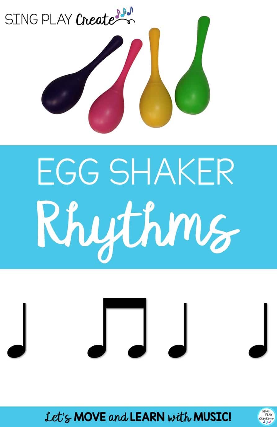 Free Egg Shaker and Spring Music Activities