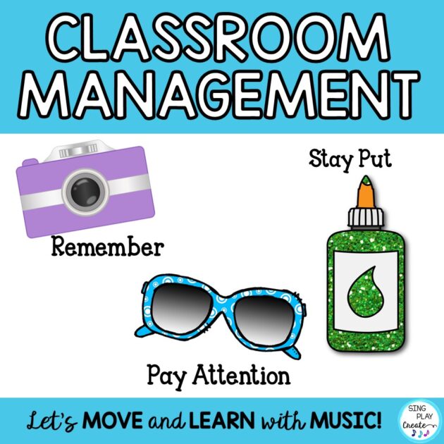 Freebie from Sing Play Create Classroom Management Actions and Tips.