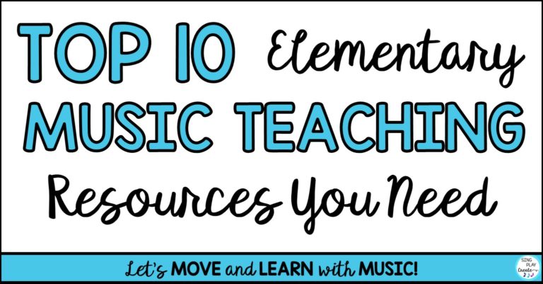 Get the top 10 elementary music teaching resources you need here at Sing Play Create.
