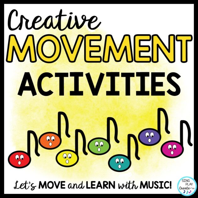 Creative Movement Activities for preschool and elementary music classrooms.
