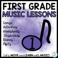 1st Grade Music Lessons
