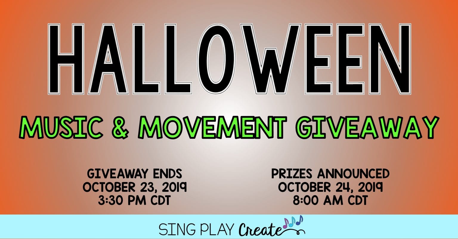 Read more about the article Halloween Music and Movement Giveaway!