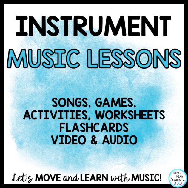 INSTRUMENT FAMILY LESSONS by Sing Play Create