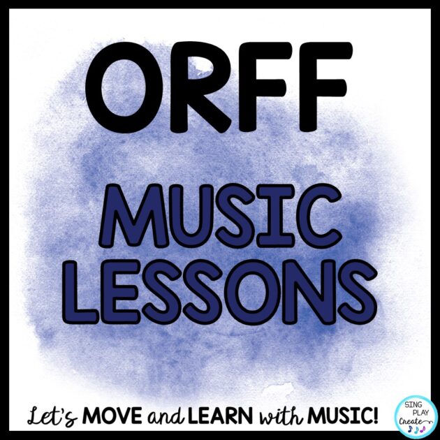Orff songs and music lessons.