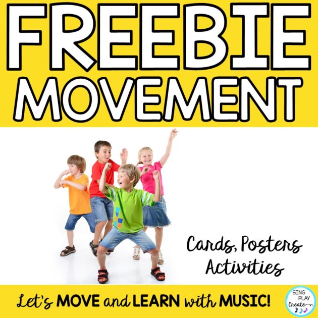 FREE Creative Movement Activity Cards from Sing Play Create.