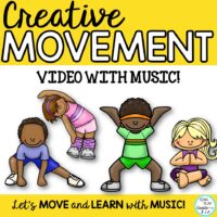 Movement Activity, Brain Break: “MOVE YOUR BODY” Video with music for Music, PE
