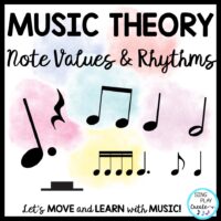 Music Theory Lessons: Note & Rest Values, Rhythm Practice Videos Level 1-6