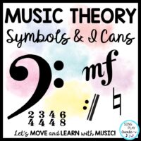 Music Theory Symbols: Presentation, Posters, Flashcards, Worksheets