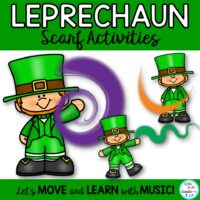 Leprechaun Scarf and Ribbon Music and Movement Activities