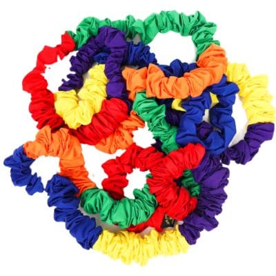 Stretchy Band by Bear Paw Creek for music and movement activities. Look on Amazon or Google to get yours today.