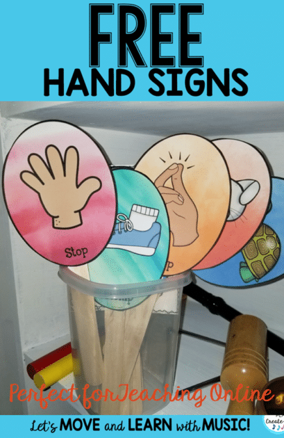 Free Hand Signs for Virtual Teaching