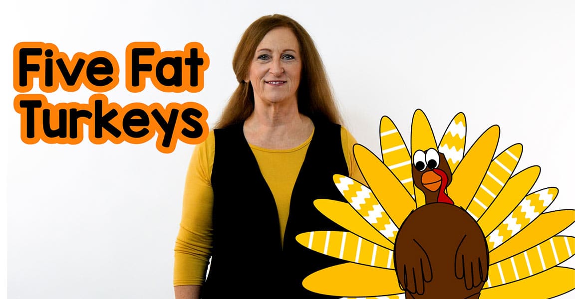 Read more about the article November Turkey Action Song and Music Lesson: “Five Fat Turkeys”