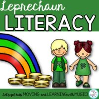 Leprechaun Literacy Activities, Song, Poem, Writing, Games and Craftivity