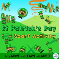 St. Patrick’s Day Leprechaun Scarf-Ribbon Music and Movement Activities Video