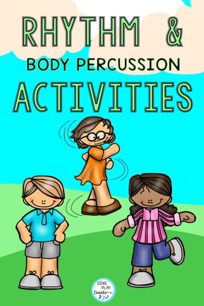 Three Tips on teaching rhythms and body percussion in the elementary music classroom.