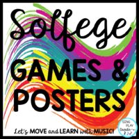 Music Essentials Decor: Kodaly Solfege Posters, Games, Flashcards