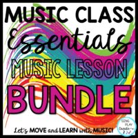 Music Class Essentials + BTS Bundle: Songs,Chants,Games, Mp3’s, Decor, Lessons