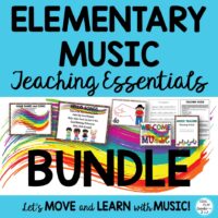 The MUSIC CLASS ESSENTIALS BUNDLE provides the basic songs, chants, activities, games, classroom management and decor for the Elementary Music Teacher. The original songs, games, chants, planner and décor provide the essentials that every music teacher needs to create a foundation for a successful music classroom. Whether you need to establish or embellish your music classroom, you’ll find that the music class essentials basic is the answer to your next school year success.
