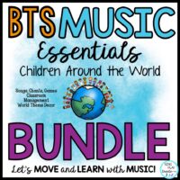 Music Essentials World Themed & Back to School Music Lessons, Materials BUNDLE