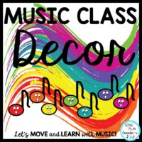 Music Class Essentials Decor: Symbols, Rules, Standards, Notes, Terms, I Can’s