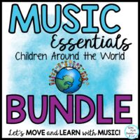 Music Class Essentials World Theme BUNDLE: Activities, Songs, Planner, Decor