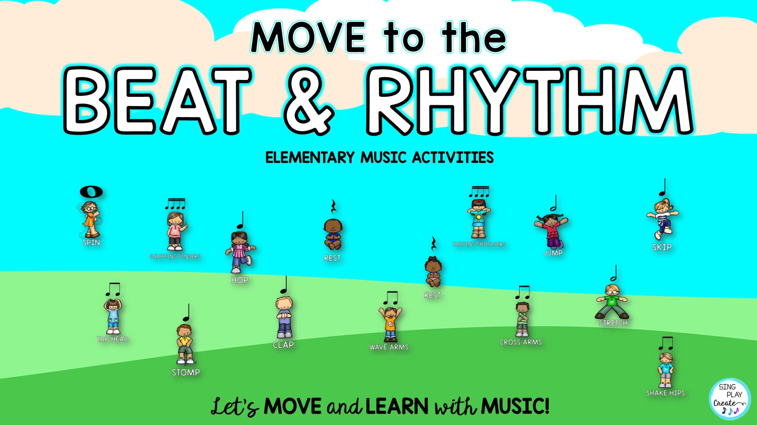 Read more about the article Elementary Music Beat and Rhythm Movement Activities