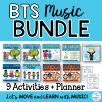 Back to School Music Class Bundle of Songs, Games, Chants and Activities