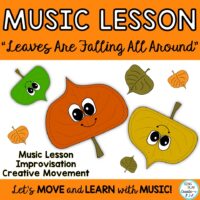 Fall Music Lesson “Leaves Are Falling All Around” (mi-so-la) Improvisation