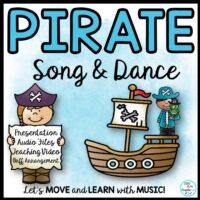 Pirate Song and Dance: “I’m a Pirate” with Orff Sheet Music and Mp3 Tracks
