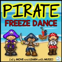 Pirate Freeze Dance Creative Movement Activities with Pirate Music and Video