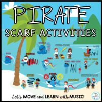 Pirate Scarf Activities: “Talk Like a Pirate Day” Movement, Brain Break