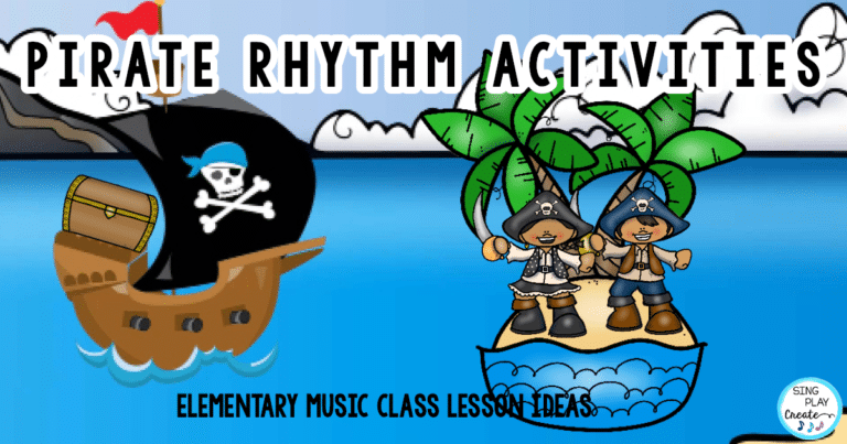 Pirate Rhythm Activities for the Elementary Music Classroom