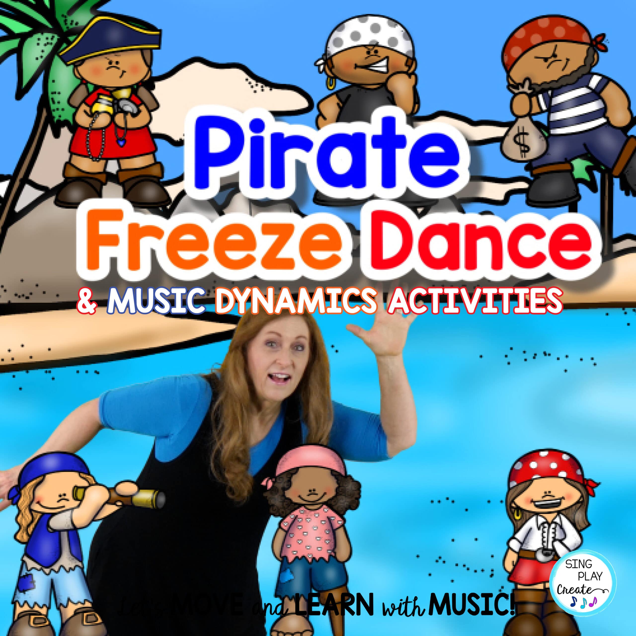 Freeze Dance for Kids ~ Move and Freeze, Brain Break, Ages 5+, Pirouette  series