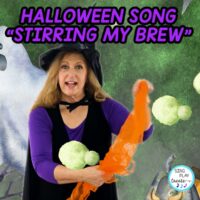 Halloween Music “Stirring My Brew” Song, Activities, Hand Actions, Mp3 Tracks