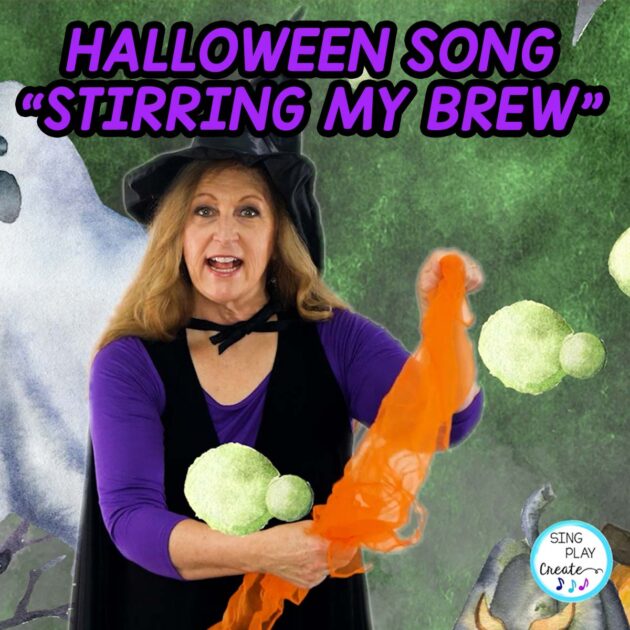 e ready to stir up some Halloween fun with "Stirring My Brew" a Favorite Halloween Music and Movement Activity.