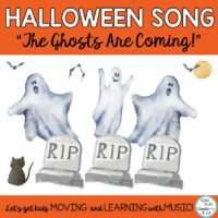 Halloween Music: “The Ghosts Are Coming!” Song, Activities, Actions, Mp3