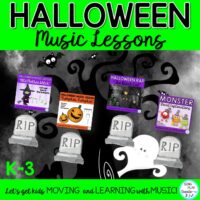 Halloween Music Lessons" Witch-Witch" "Pumpkin" "Black Cat" And Vocal Explorations