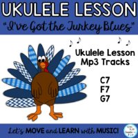 Ukulele Thanksgiving Song: “I’ve Got the Turkey Blues” Lesson and Mp3 Tracks